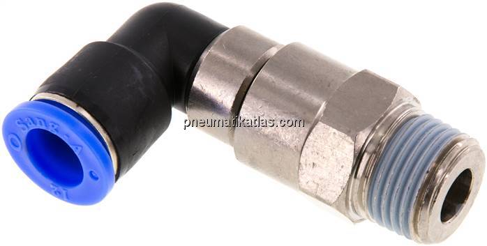 Winkel-Schnelldrehverschraubung R 1/2"-12mm, IQS-Standard