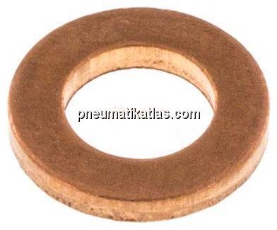 Manometer Dichtring, G 1/4", Kupfer, Flachdichtungen (Standard)