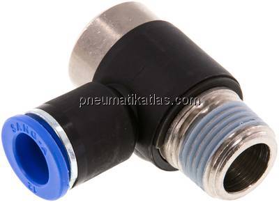 Winkel-Steckanschluss, I-Skt. R 1/2"-12mm, IQS-Standard