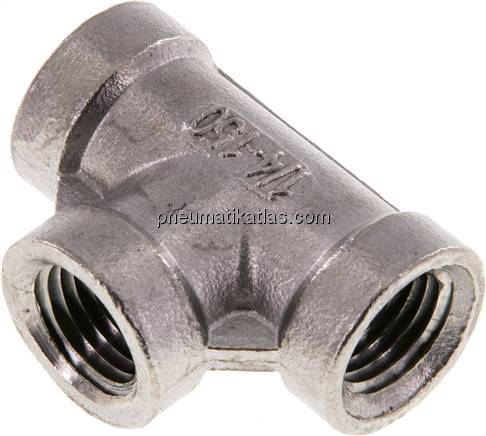 T-Stück NPT 1/4" (IG), 1.4408