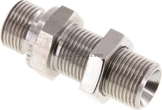 Schottnippel, 60°-Kegel G 3/8", 1.4436