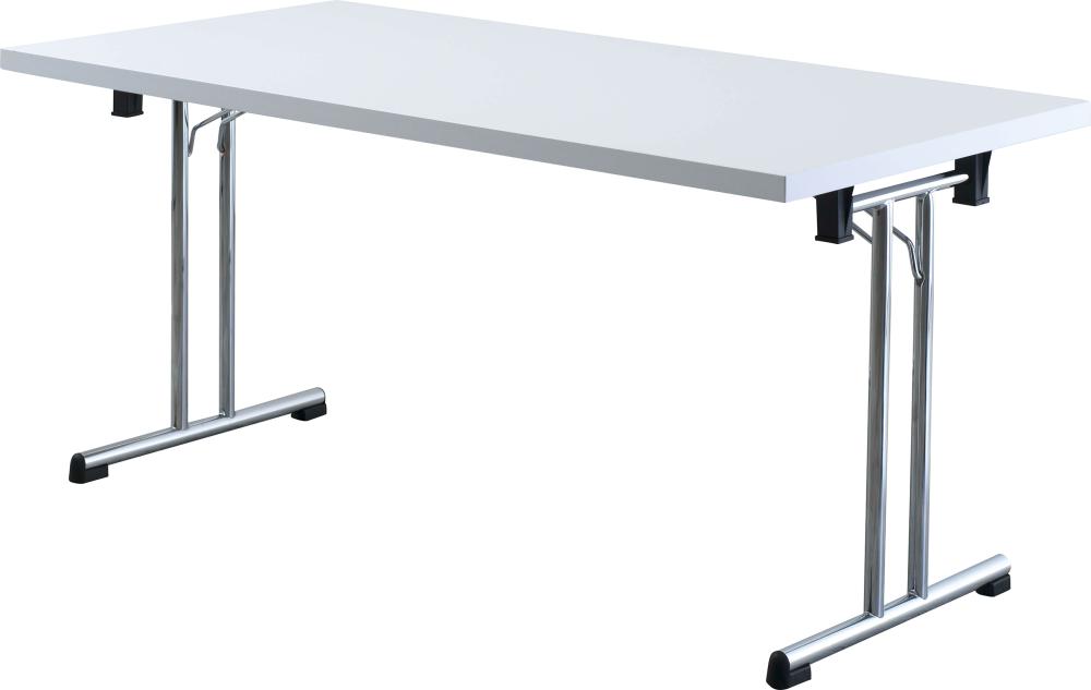 Klapptisch KL 1600x800x745,Platte weiß
