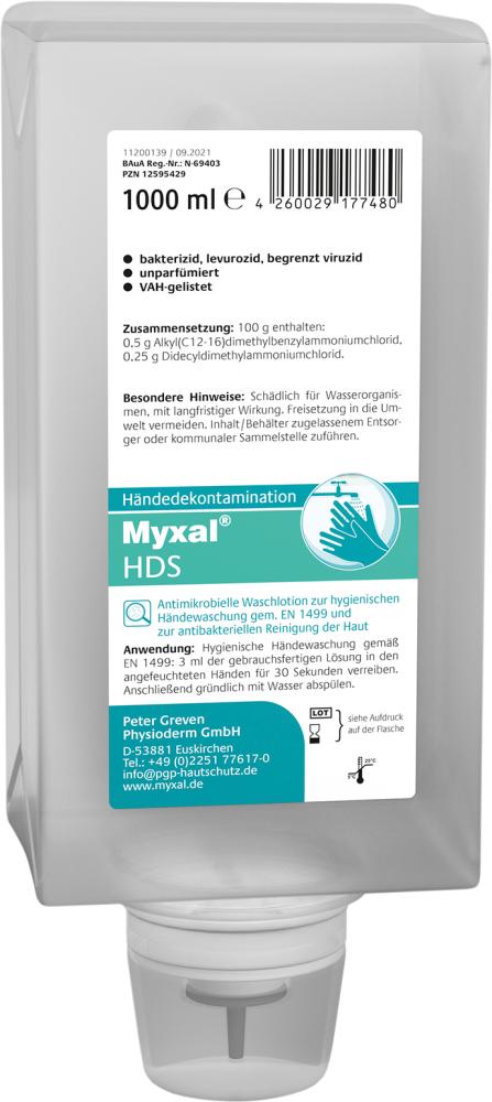 Händedekontamanitation Myxal HDS, 1000ml Variof.