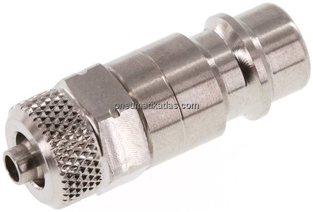 Kupplungsstecker (NW7,2) 6x4mm Schlauch, 1.4404