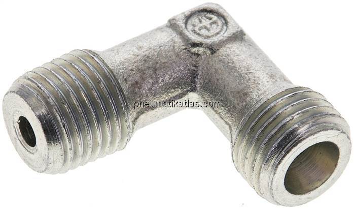 Winkel-Schneidringverschraub. R 1/4"-6 S (M14x1,5), ohne Mutter & Schneidring, S