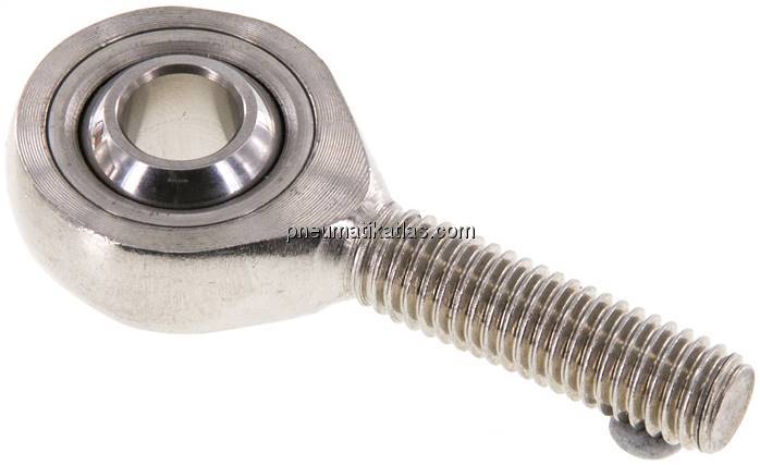 Gelenkkopf, Außengewinde M 8, Edelstahl