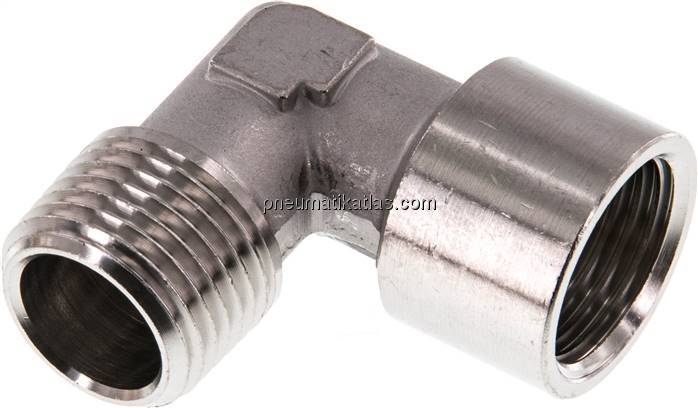 90°-Einschraubwinkel G 1/2"(IG)-R 1/2"(AG), 1.4404