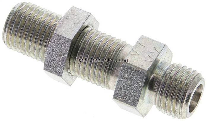 Schott-Schneidringverschraubung 6 S (M14x1,5), ohne Mutter & Schneidring, Stahl 
