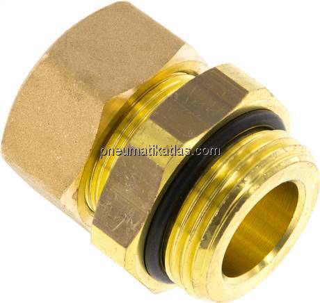 Gerade Klemmringverschraubung G 1"-22 (M30x1,5)mm, Messing