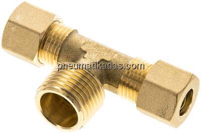 T-Klemmringverschraubung R 1/2"-10 (M16x1,5)mm, Messing