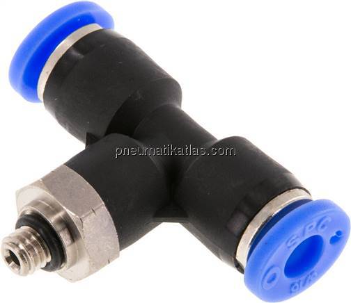 T-Steckanschluss UNF 10-32-3/16" (4,76 mm), IQS-Inch