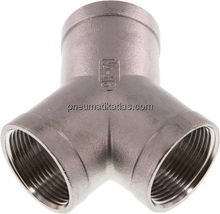 Y-Stück Rp 1-1/4" (IG), 1.4408