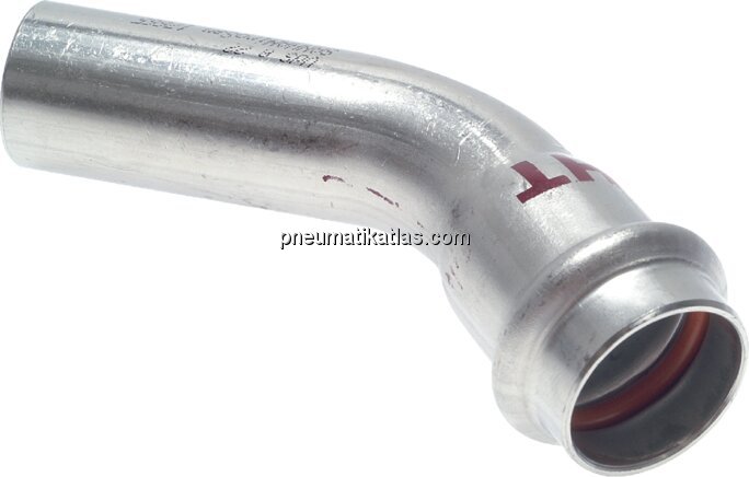 Exemplarische Darstellung: Bogen 45° mit Innenpres