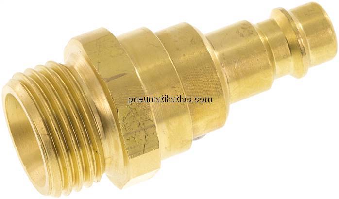 Kupplungsstecker (NW7,2) G 1/2"(AG) mit Rückschlagventil