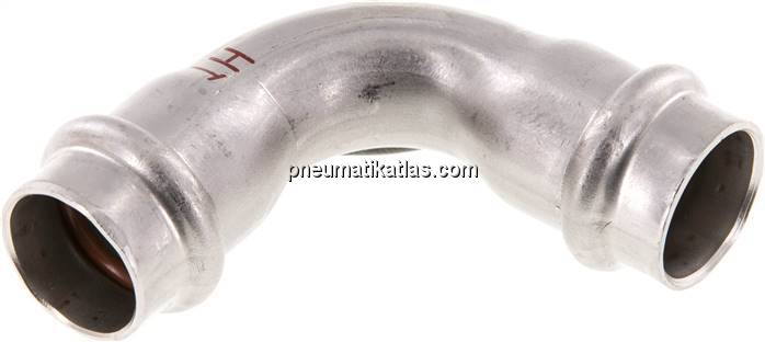 Pressfitting, 90° Bogen, 18mm innen, 1.4404