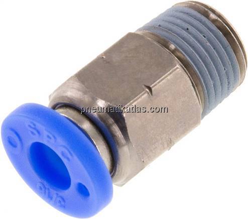 Gerader Steckanschluss NPT 1/8"-3/16" (4,76 mm), IQS-Inch