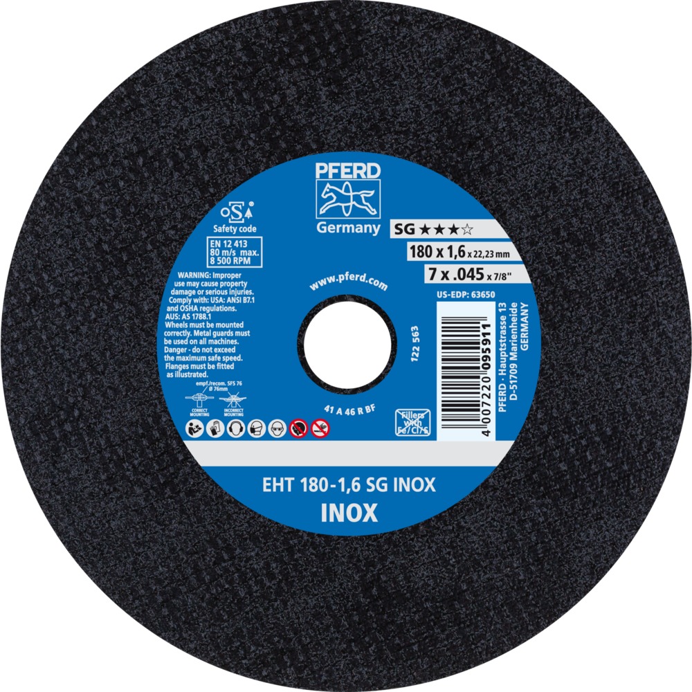 Trennscheiben EHT 180-1,6 SG INOX