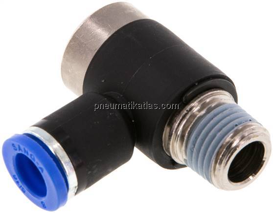 Winkel-Steckanschluss, I-Skt. R 1/4"-8mm, IQS-Standard