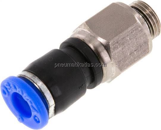 Gerade Drehverschraubung G 1/8"-6mm, IQS-Standard