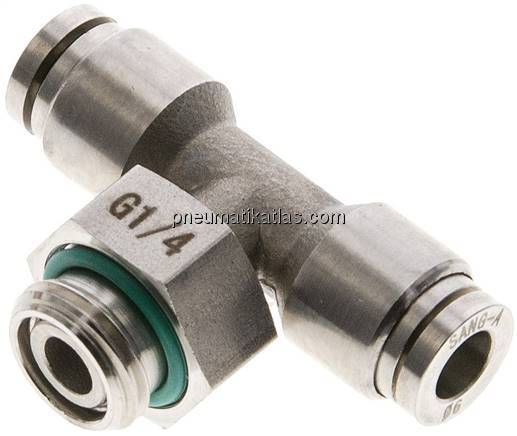 T-Steckanschluss G 1/4"-6mm, IQS-ES LE/IQS-PVDF