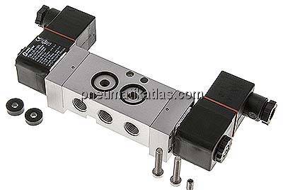 NAMUR-Magnetventil, 5/2-Wege Impulsventil (bistabil), G 1/4", 24 V DC