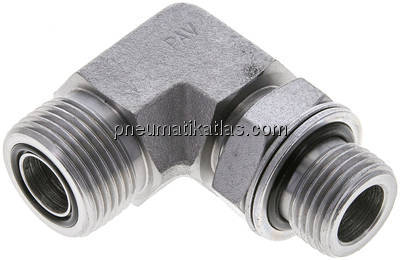 ORFS-Winkeleinschraubverschraubung UNS 1"-14-G 1/2"
