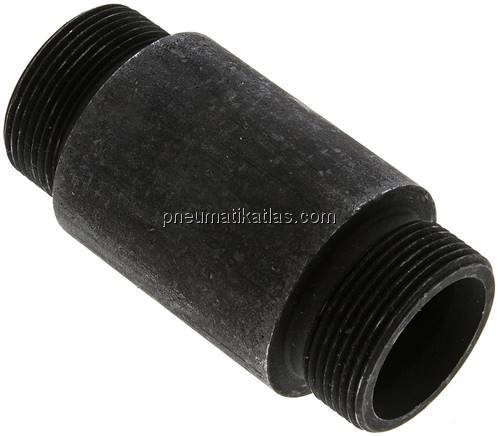 Schott-Anschweißverschraubung 30 S (M42x2), ohne Mutter & Schneidring, Stahl pho