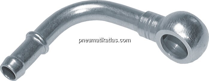 Exemplarische Darstellung: Ring-Schlauchnippel (90