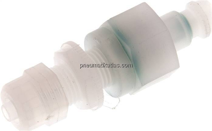 Schott-Kupplungsstecker (NW5) 6x4mm Schlauch, PVDF