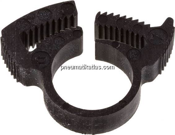 Schnapp-Schlauchschelle, Nylon, 12,3 - 14,2mm