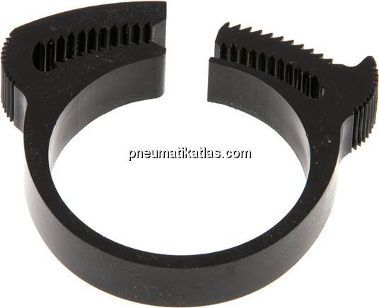 Schnapp-Schlauchschelle, Nylon, 26,4 - 29,9mm