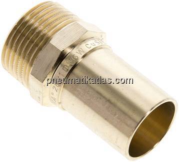 Pressfitting, Übergangsnippel 28mm außen / R 1" AG