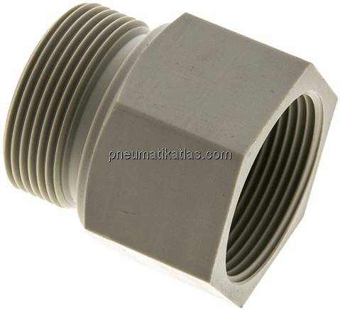Gewindeverlängerung G 1-1/2"-38mm, Polypropylen