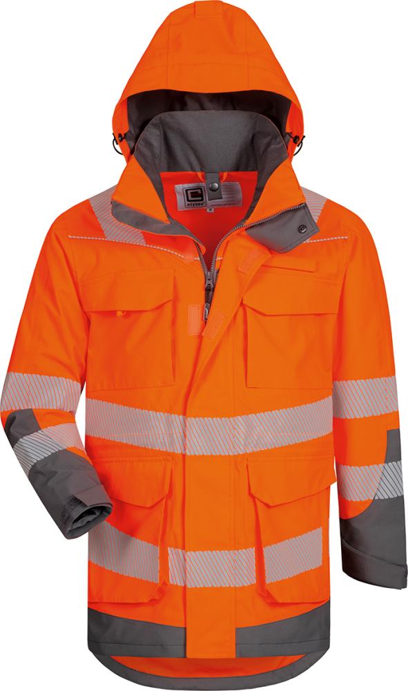 Warnschutzparka Herwin orange/grau Gr.3XL