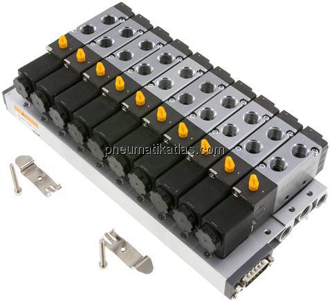 Multipol-Ventilterminal, G1/4", 10 Stationen, 24V DC