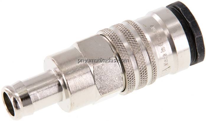 Kupplungsdose (NW10) 13 (1/2")mm Schlauch, Messing / Stahl