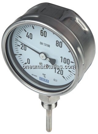 Exemplarische Darstellung: Bimetallthermometer sen