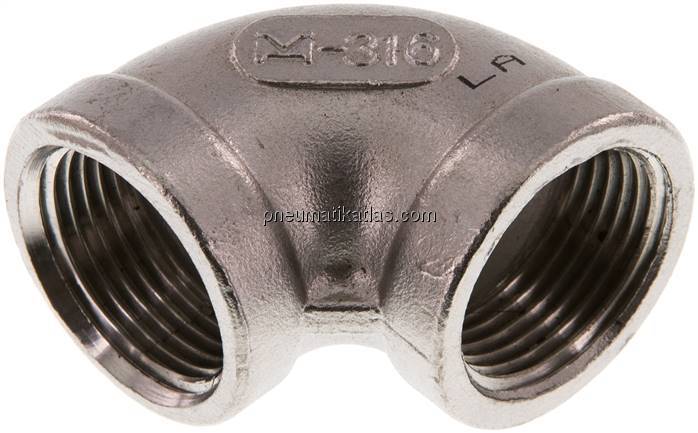 90°-Winkel NPT 3/4"-NPT 3/4", 1.4408