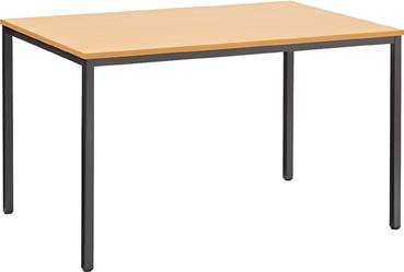 Mehrzwecktisch 1600 800x720 schwarz 19mm