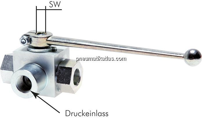 Exemplarische Darstellung: Hochdruck-3-Wege Kugelh