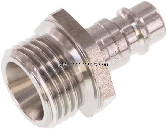 Kupplungsstecker (NW7,2) G 1/2"(AG), Edelstahl