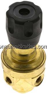Druckregler, Messing, G 1/4", 2 - 30bar (für CO2)