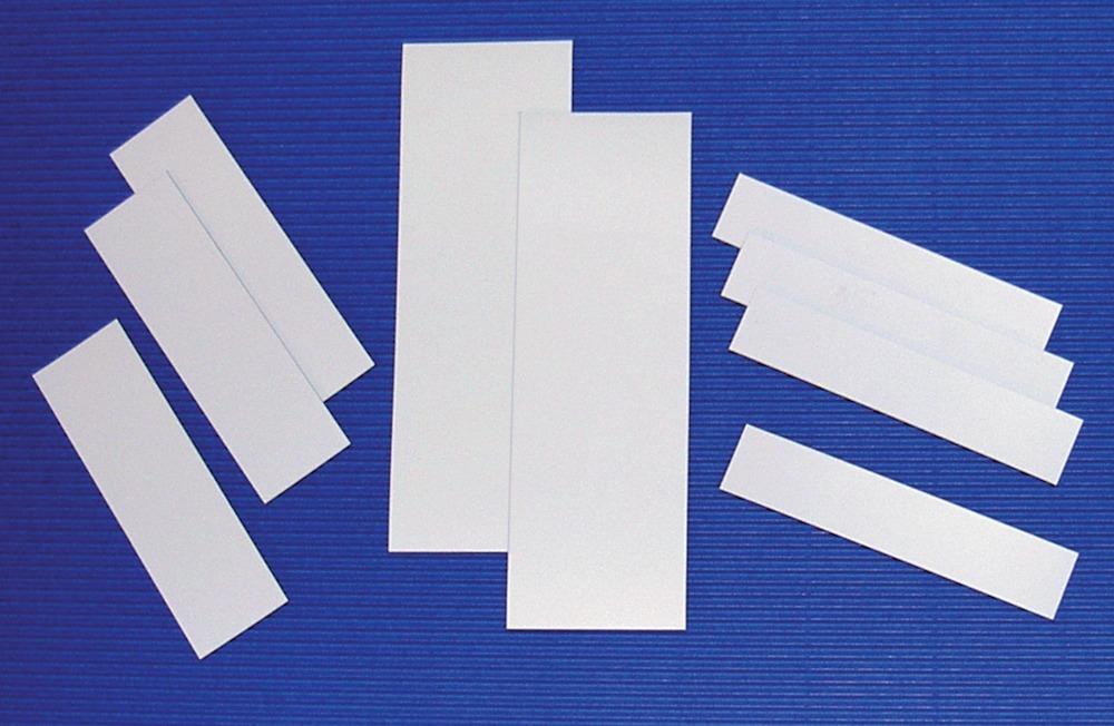 Magnetetiketten VE 100 weiß 30x0,6x100mm Beloh