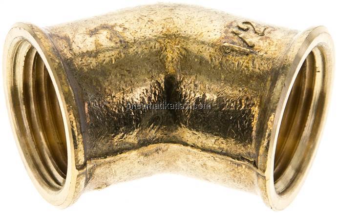 45°-Winkel G 1/2" (IG), Messing