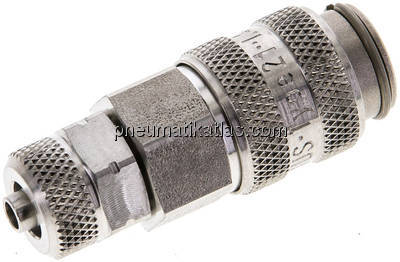 Kupplungsdose (NW5) 6x4mm Schlauch, 1.4404