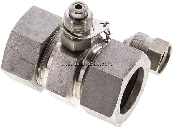 Messanschluss M16x2, 28 L (M36x2)-HD-Verschraubung, 1.4571