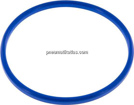 Dichtung (Milchgewinde) DN 125, NBR (blau), 130x142x7mm