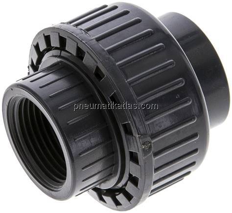 Gewindeverschraubung, PVC-U/ EPDM, Rp 3/4" IG