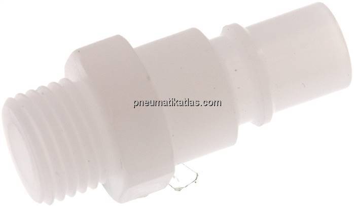 Kupplungsstecker (NW7,2) G 1/4", PVDF offen