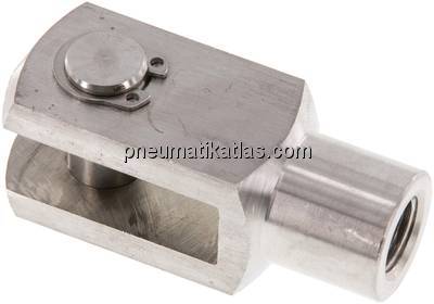 Gabelkopf mit Bolzen M 12x1,25, 1.4305